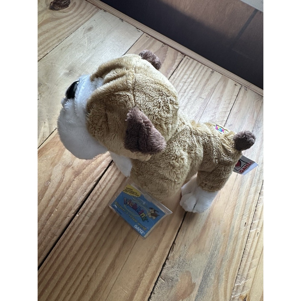 NWT Webkinz Lil'Kinz Bulldog‎ HS126 Sealed Unused Original Code